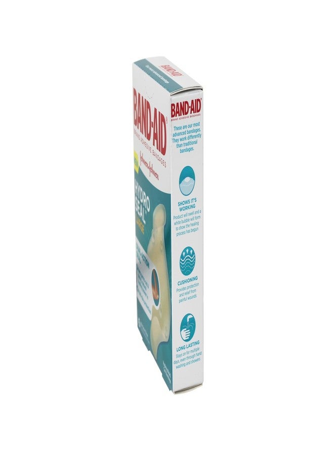 Johnson & Johnson Band-AID Adhesive Bandages Large Hydro Seal Hydrocolloid Gel Strips, Seal to Heal, 1.7x2.7 in, 6 CT (Pack of 2) - Image 4